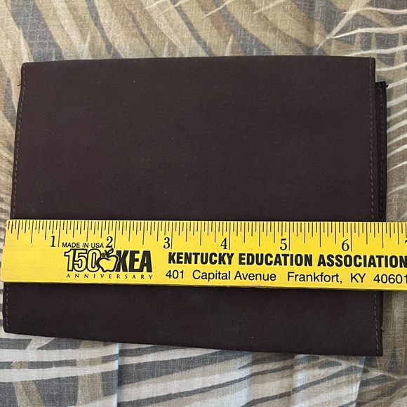 John Hardy Dark Brown Leather Wallet - Picture 4 of 5